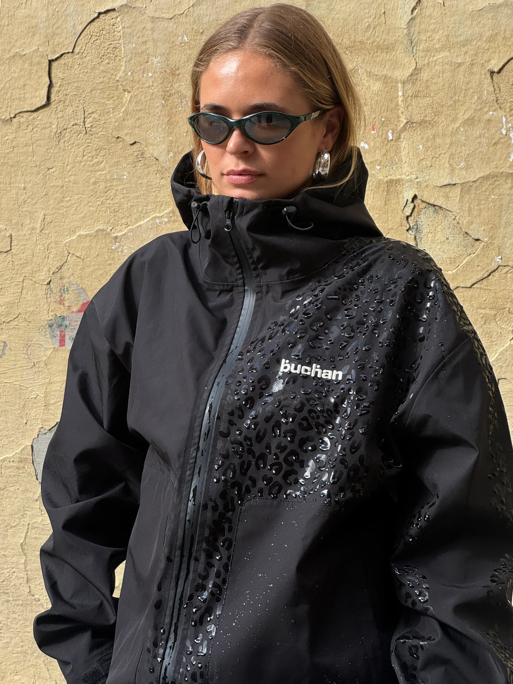 Reactive Leopard Jacket | Black