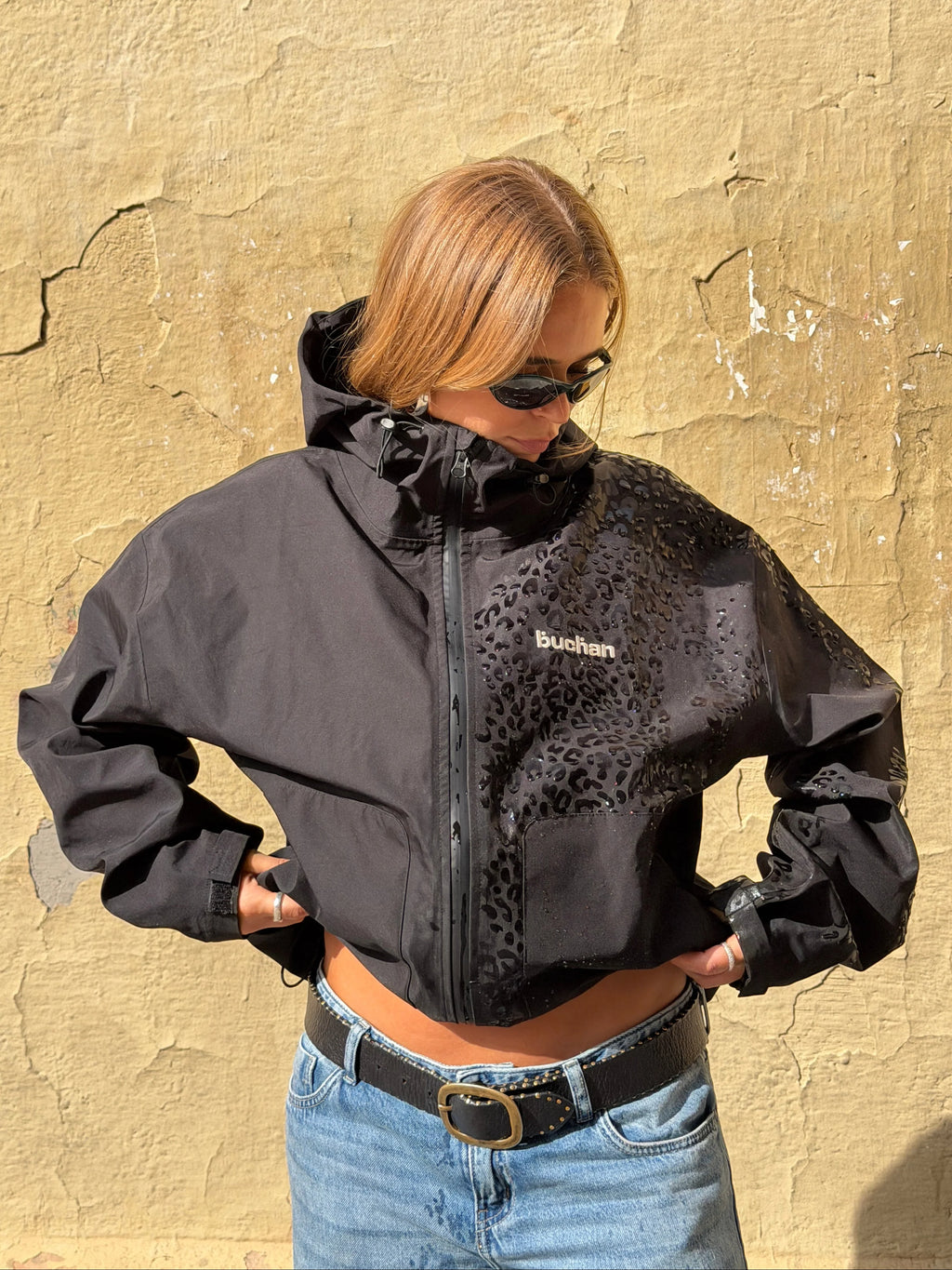 Reactive Leopard Jacket | Black