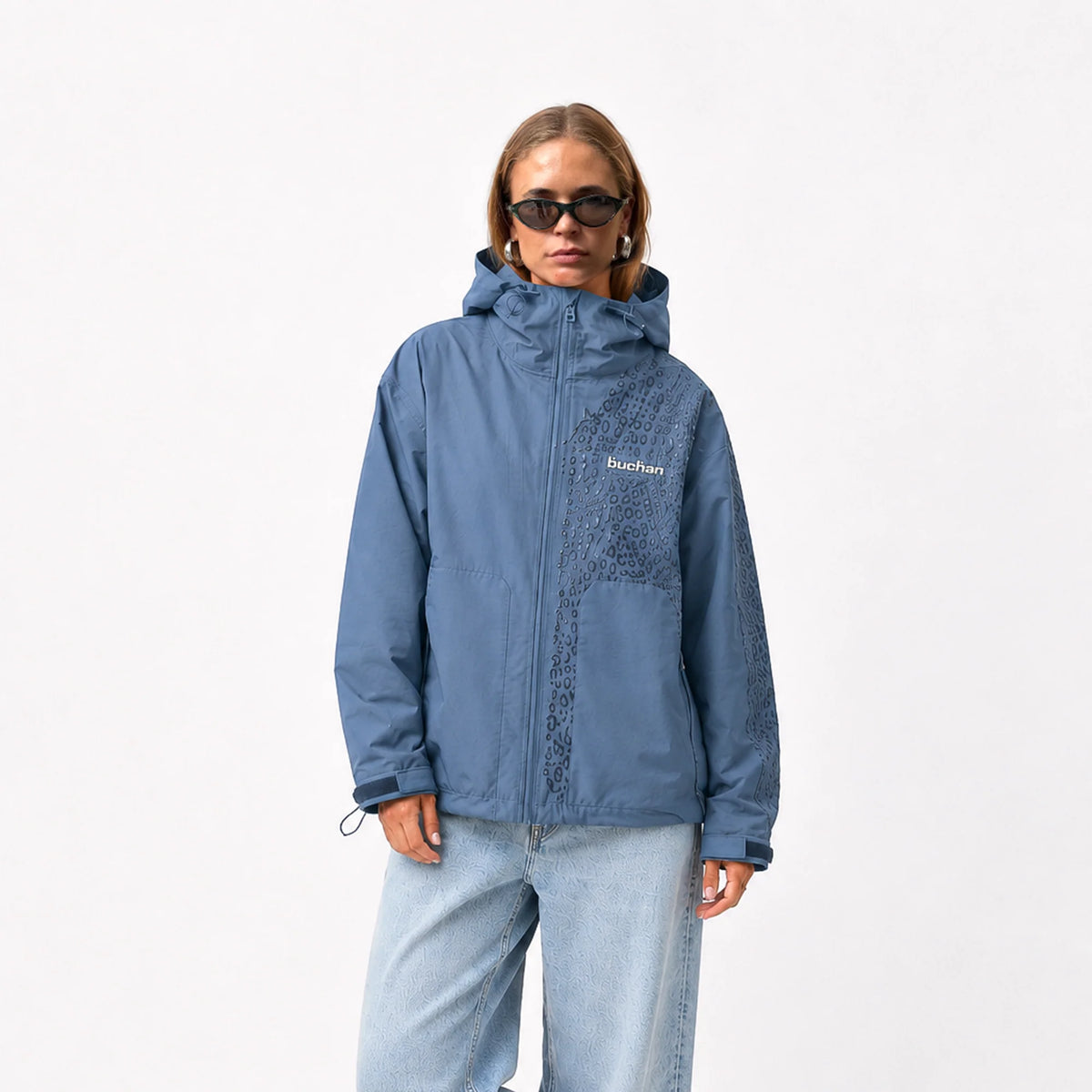 Reactive Leopard Jacket | Blue