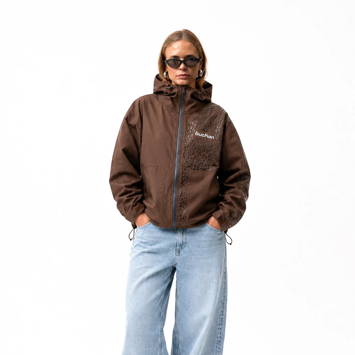 Reactive Leopard Jacket | Brown
