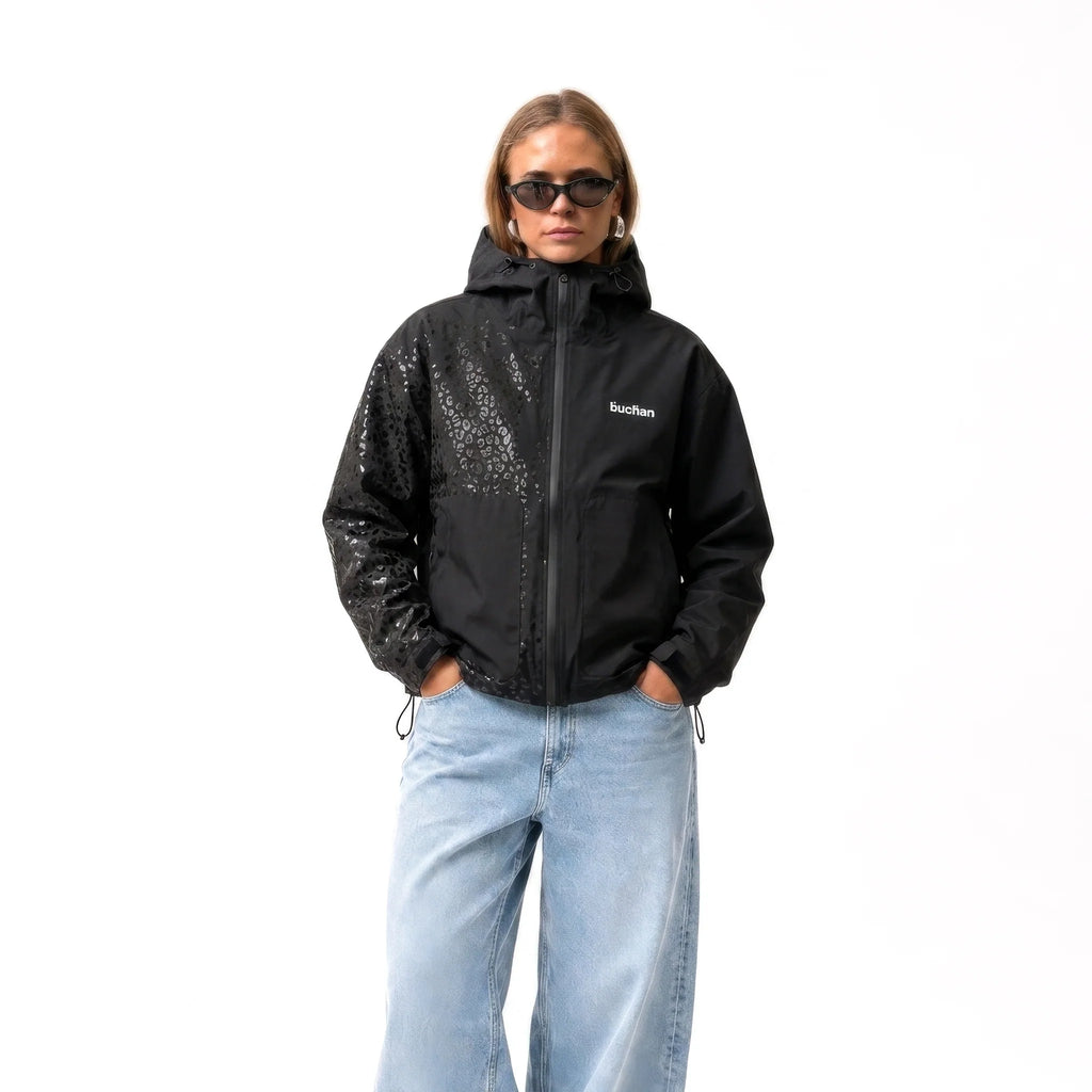 Reactive Leopard Jacket | Black