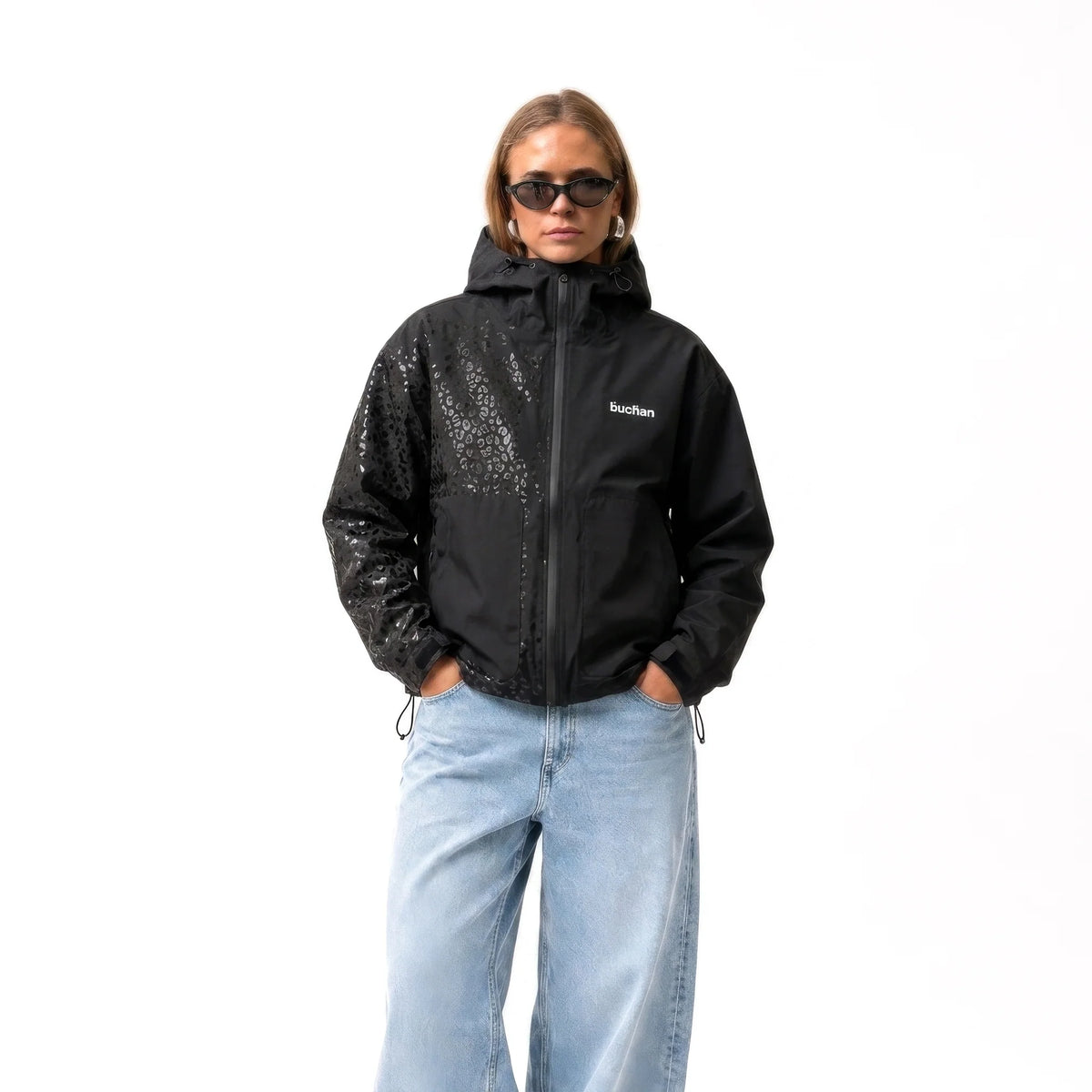 Reactive Leopard Jacket | Black