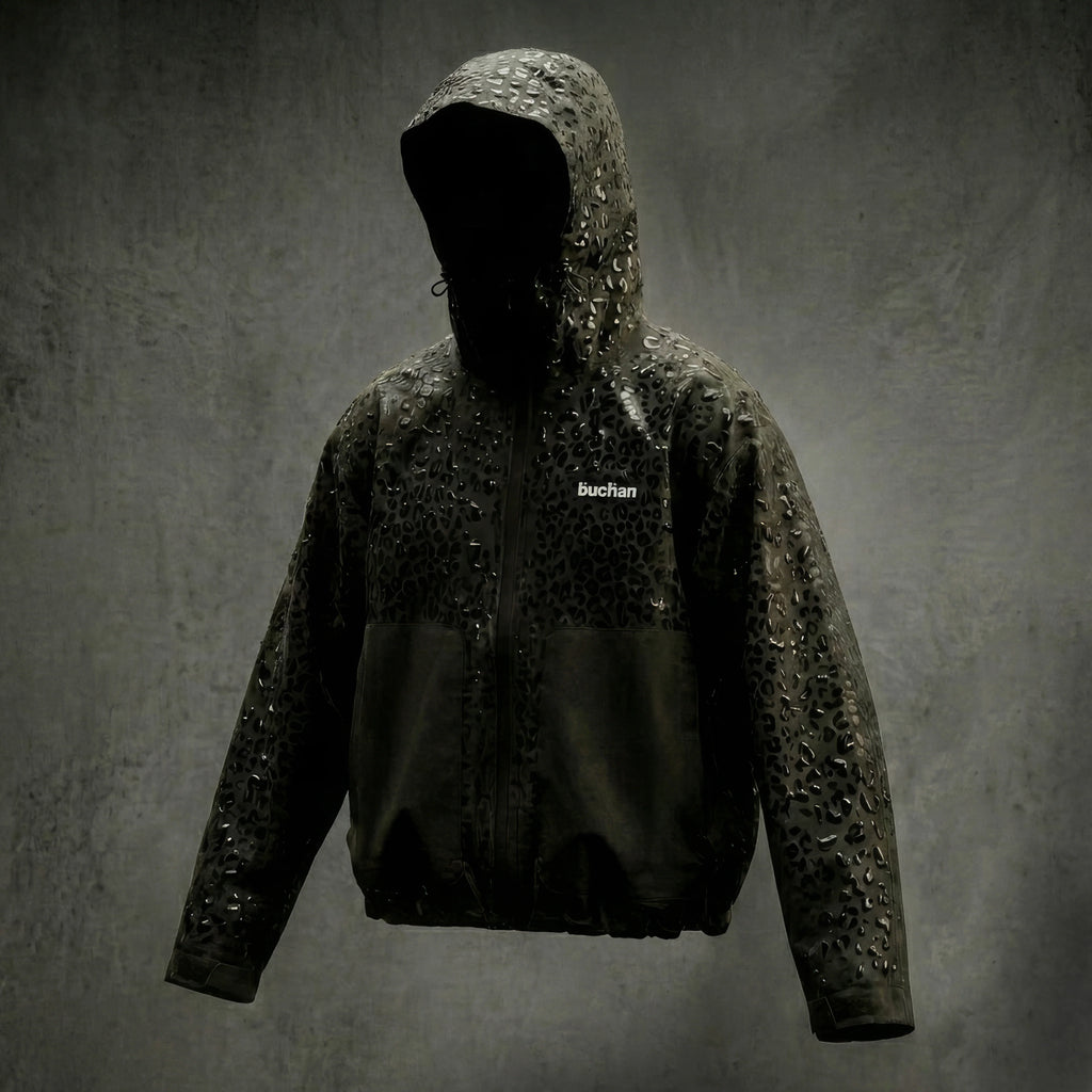 Reactive Leopard Jacket | Black