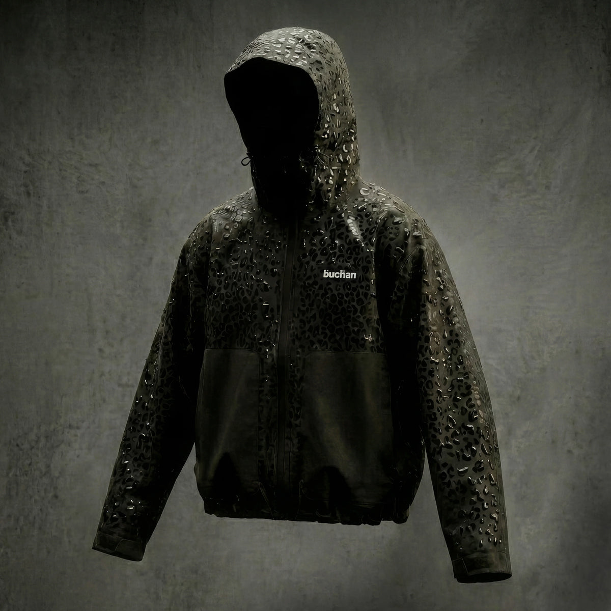 Reactive Leopard Jacket | Black
