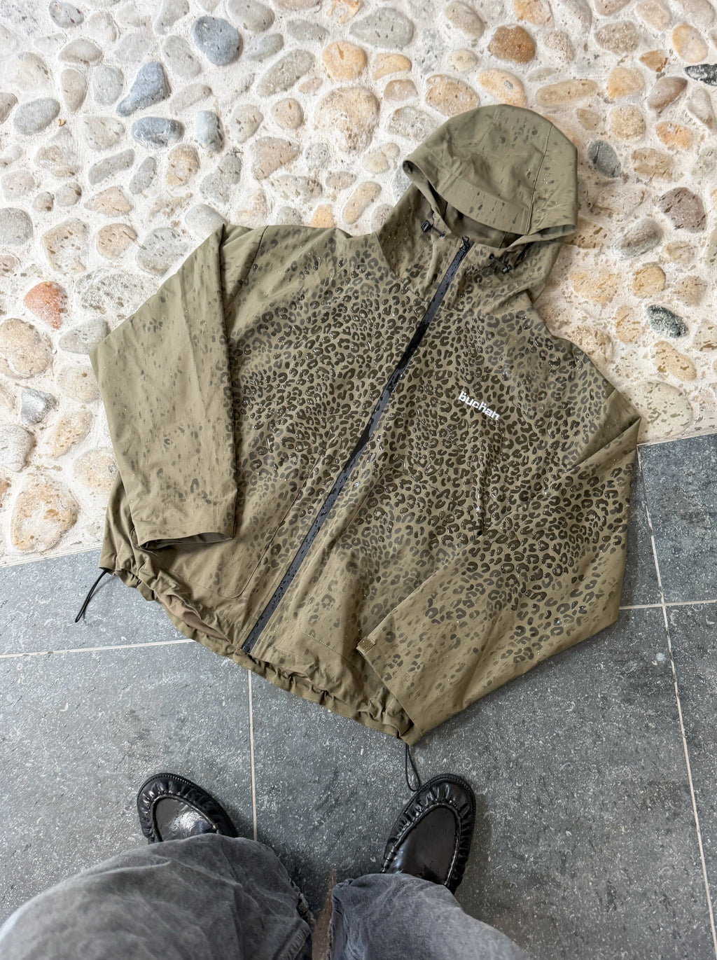 Reactive Leopard Jacket | Kaki