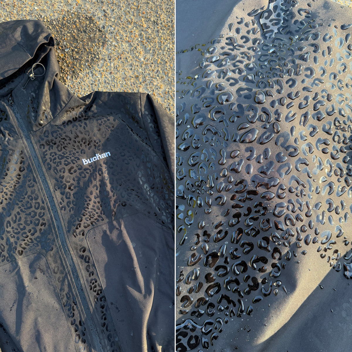 Reactive Leopard Jacket | Black